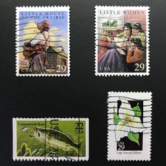 Stamps of the USA featuring Little & Large
