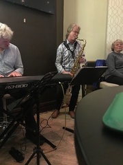 Guy - Candid Saxophone snap at U3A Jazz Night