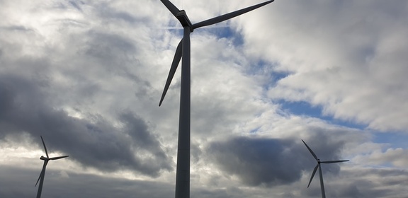 Allan  - Turbines in Action on the Mawdesley plain