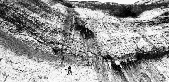 AlanJ 2 - Climber on Malham Cove ,It's not me ! 25-09-2022