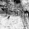 AlanJ 1Approaching overhang , Malham Cove 25-09-2022