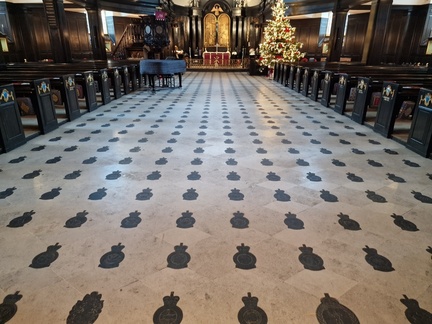 Allan - The Floor of the R.A.F church, St Clement Danes London