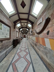 Anne - Geology exhibition hall at Biddulph Gardens