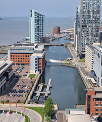 AllanJ - Looking up the river Mersey towards New Brighton and Southport