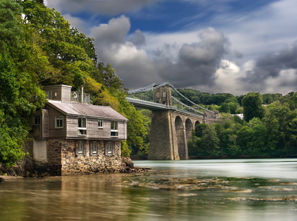 SteveB 5, Menai Bidge & River House, long exposure