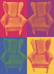 RoseM - Retro Chair Warhol Style