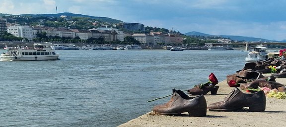A J 2 River Danube ,Shoes from people killed in 1944