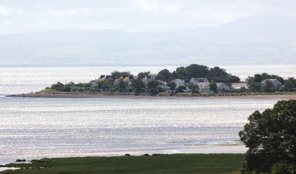 alany Carsethorn on the Solway firth with the lake district hills behind