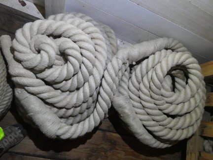 AnnR S.s..s storing rope on the Victory