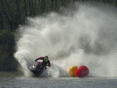 SteveB, JetsSki racing at Leisure Lakes